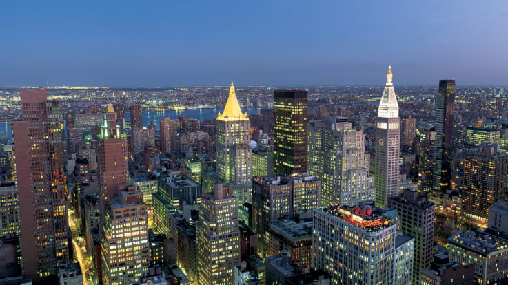 Views of Manhattan.