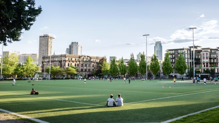 Cal Anderson Park in Capitol Hill.