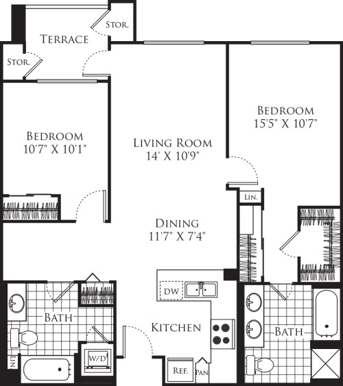 Sakura Crossing Apartments - Little Tokyo, Los Angeles - 235 South San ...