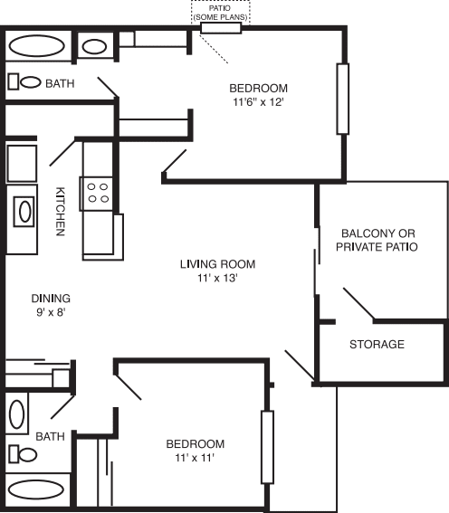 Madrone floorplan