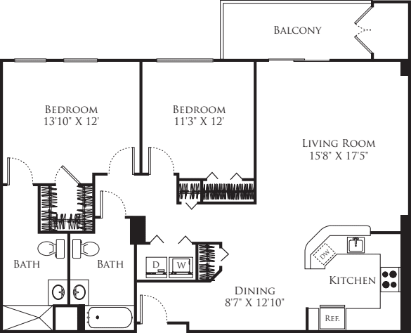 Rosecliff II- 2HA floorplan
