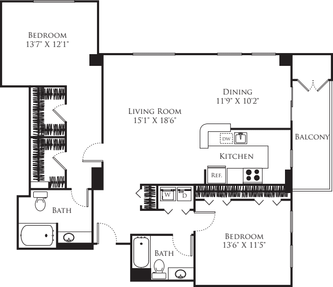 Rosecliff II- 2MA floorplan