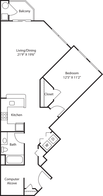 1C floorplan