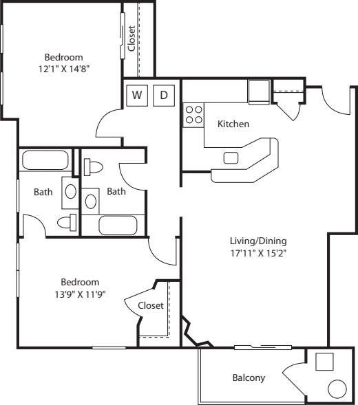 2B floorplan