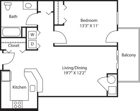 1Ha floorplan