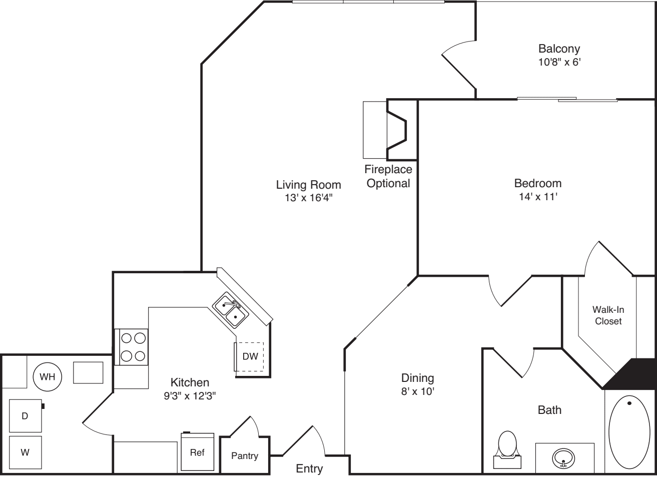 1BF floorplan