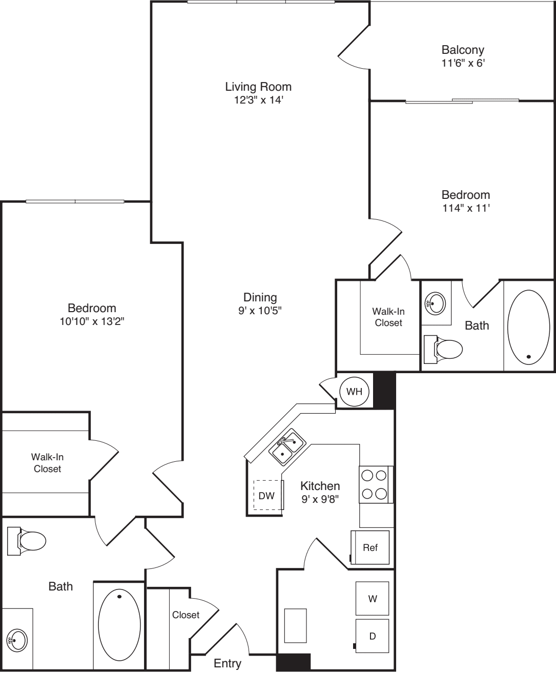 2EB floorplan