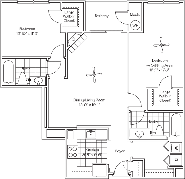 The Brookdale floorplan