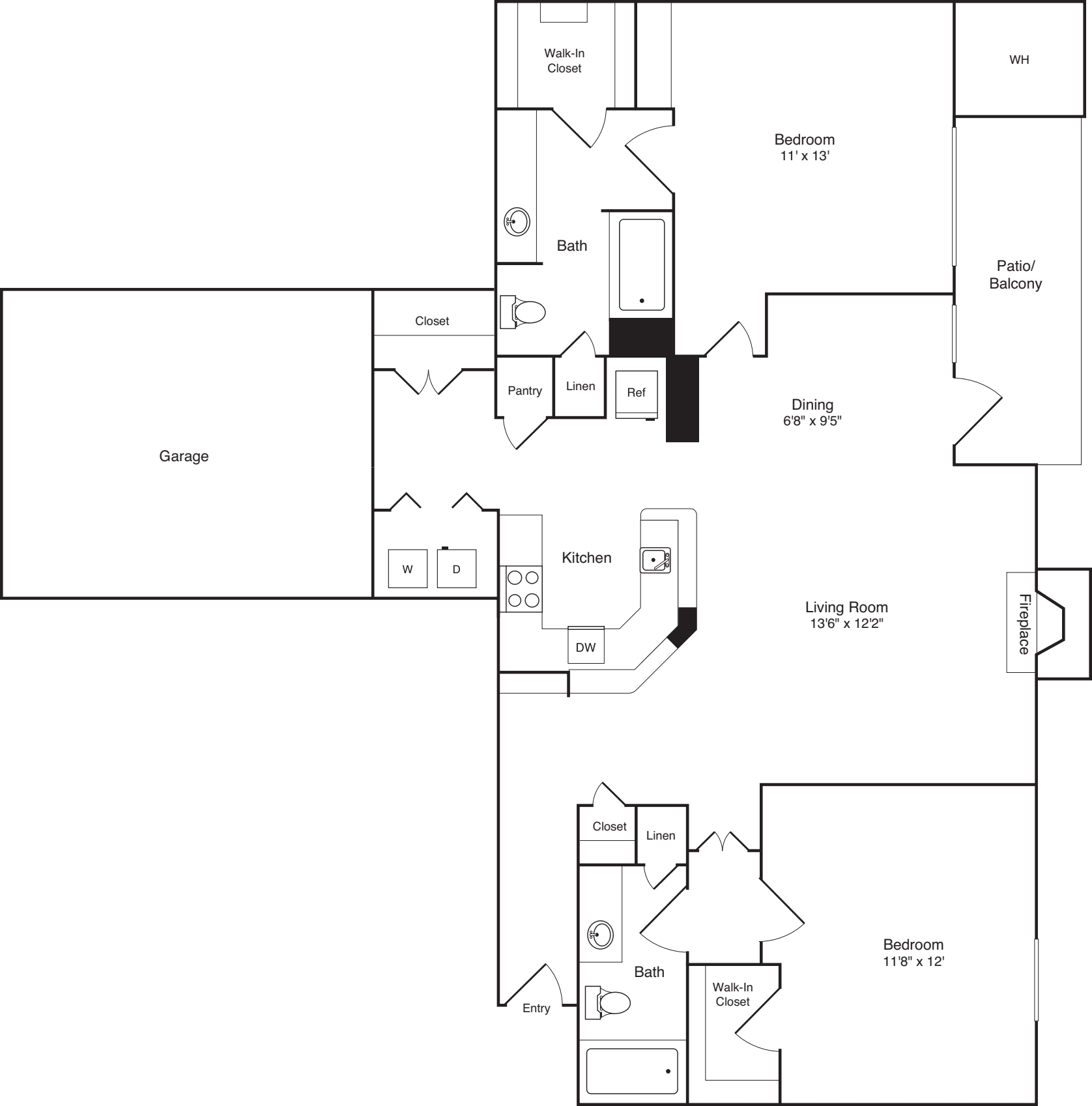 Gardner with Garage floorplan