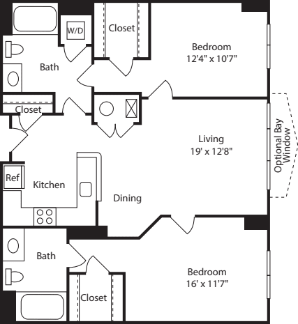 C2 Bay Window floorplan
