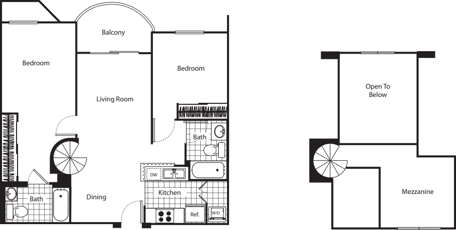 2A Loft floorplan