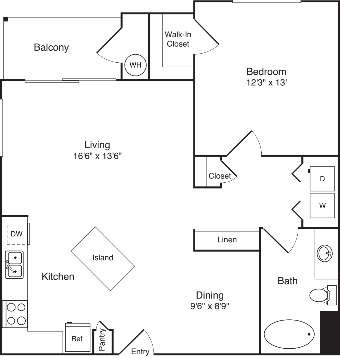 The Tangier floorplan
