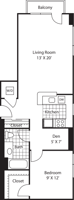 One Bedroom 762