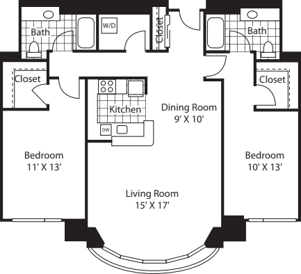 Two Bedroom 1241