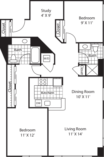 Two Bedroom 1299