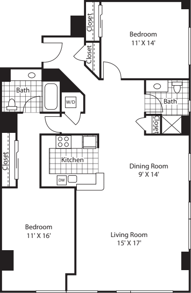 Two Bedroom 1396