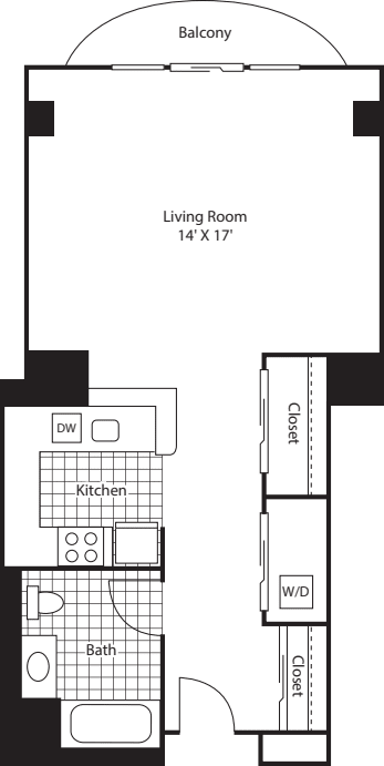 Studio 586 Renovated balc floorplan