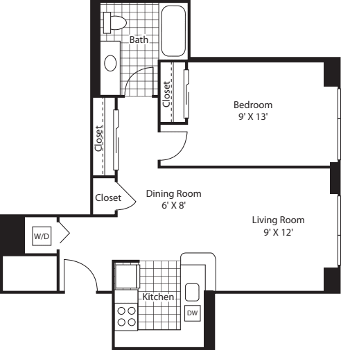 One Bedroom 729