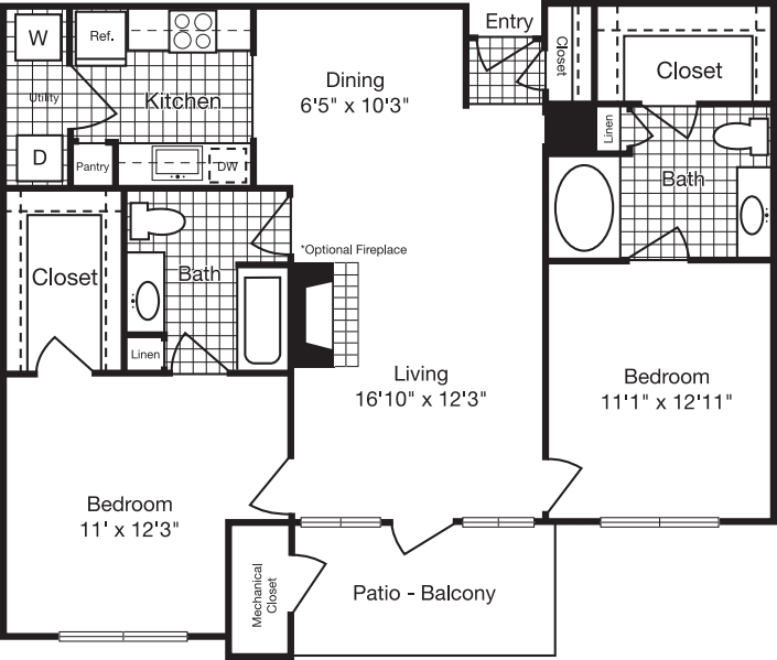 2 Bedroom A