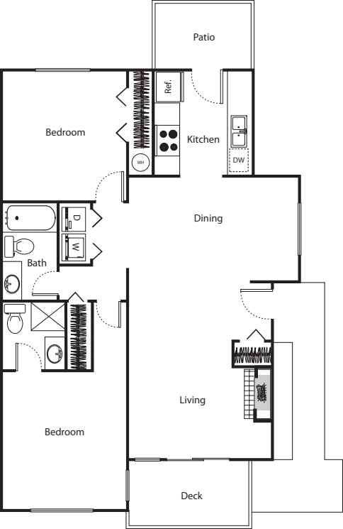 Evergreen Renovated floorplan