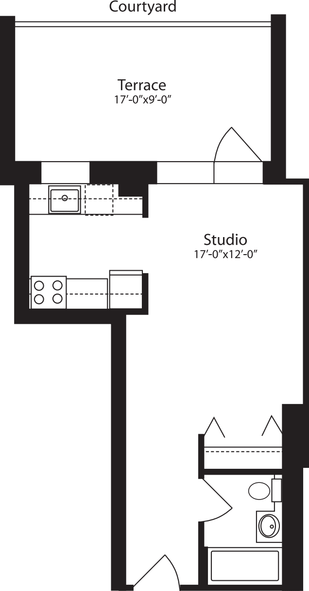 Plan D, floor 3 floorplan