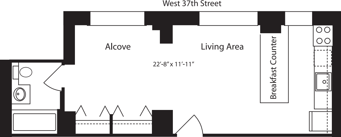 Plan R, floor 15
