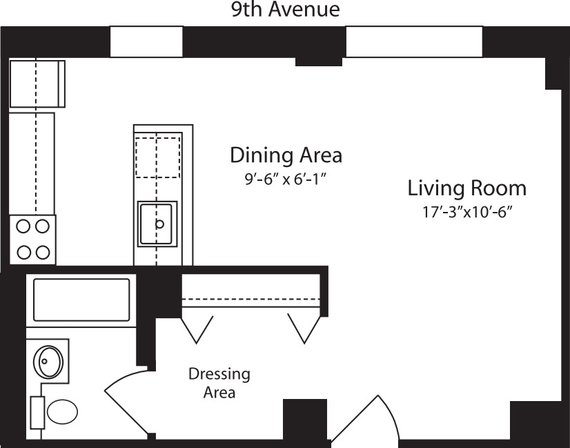 Plan M, floors 14-15