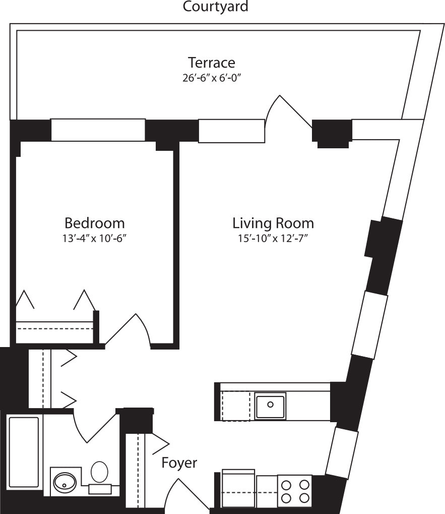 Plan X, floor 3 floorplan