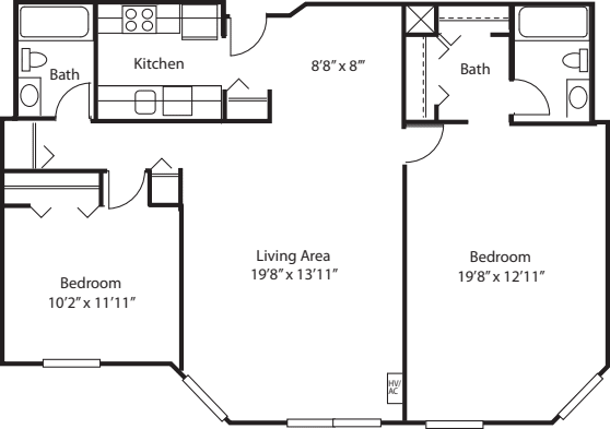 The Franklin floorplan