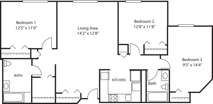 The Porter BF floorplan