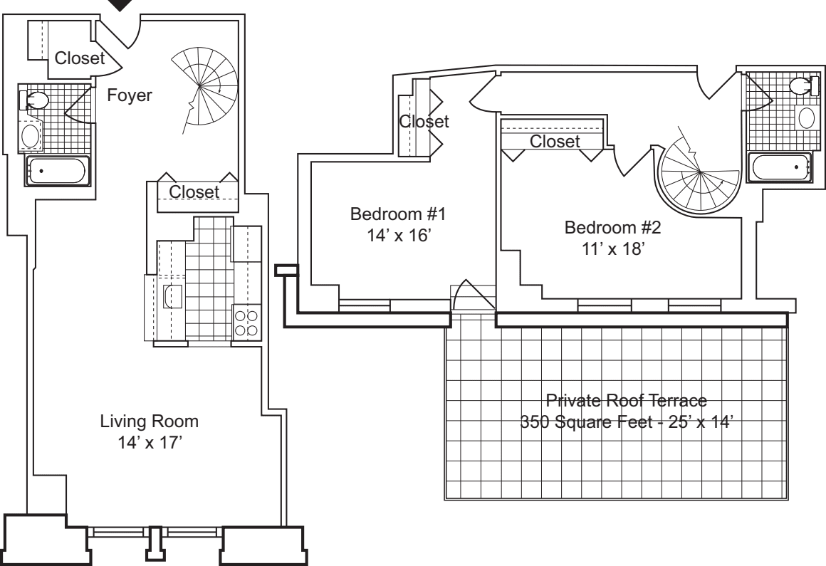 2 Bedroom G-Duplex
