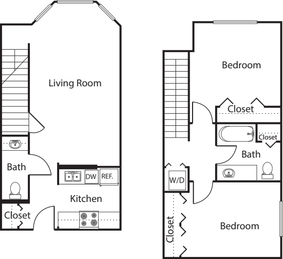 2 Bedroom TH -997