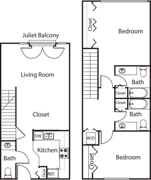 2 Bedroom TH -1181