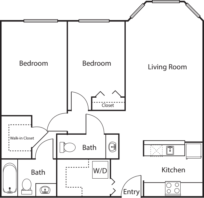 2 Bedroom -923