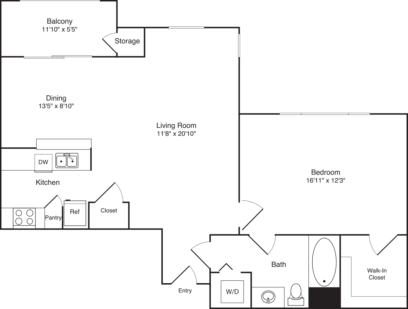 Unit Type (D) floorplan