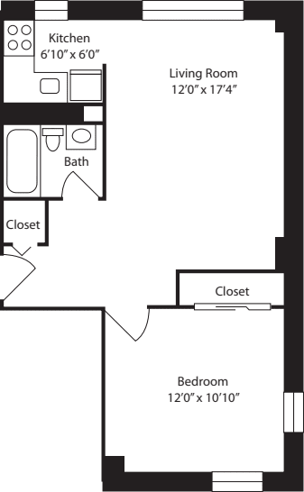 Plan L floorplan