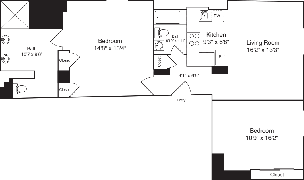 Plan R floorplan