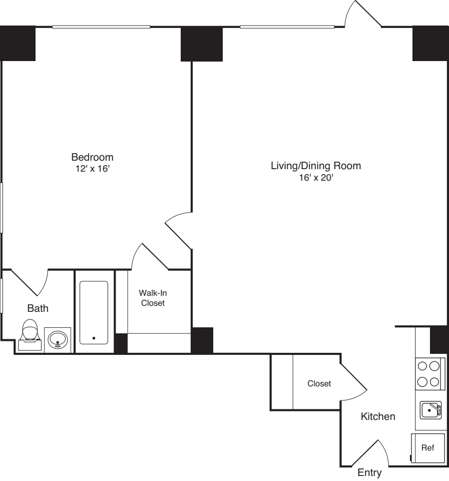 Plan K - 8th Floor floorplan