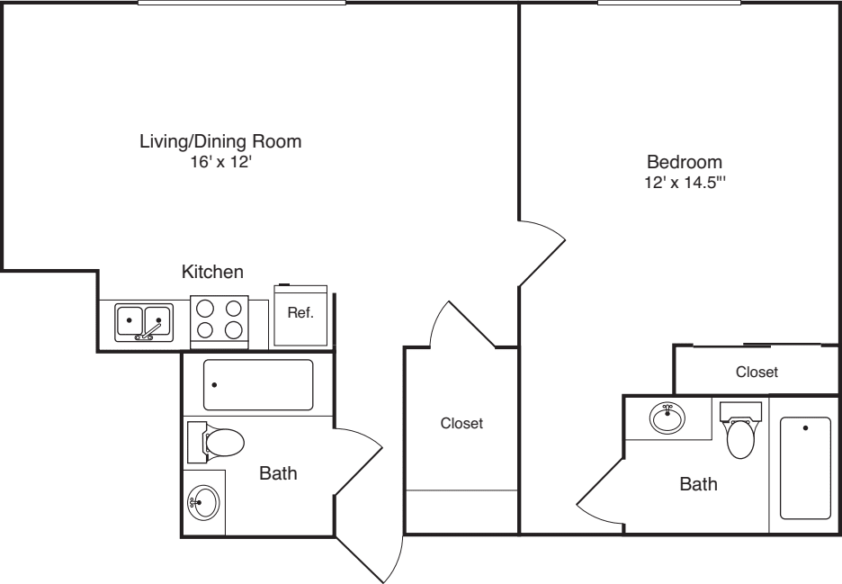 Plan D - Floor 10 floorplan