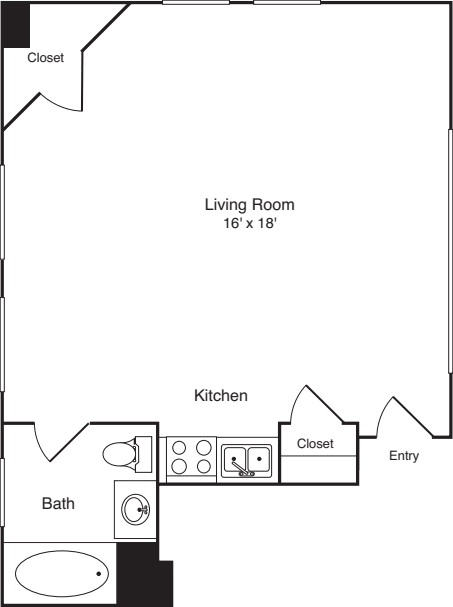 Plan A Penthouse floorplan