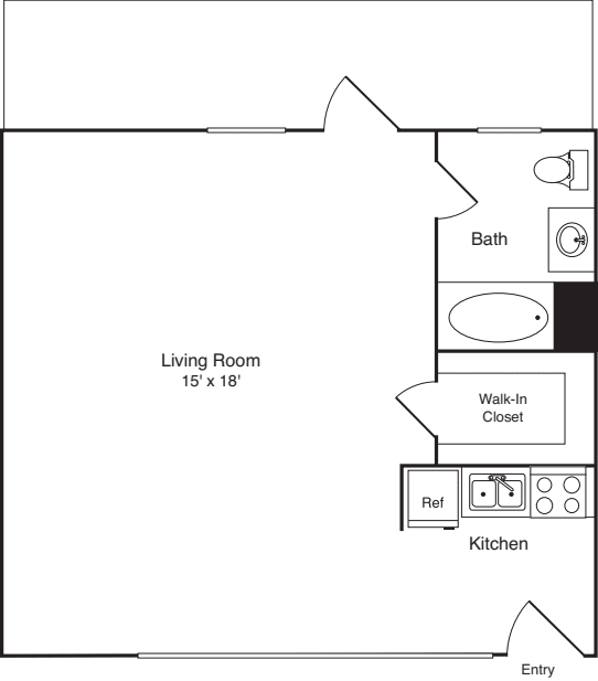 Plan B Penthouse floorplan