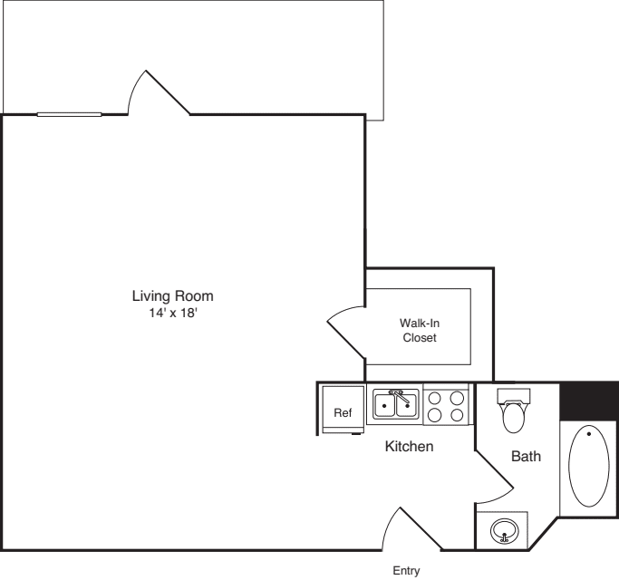 Plan C Penthouse floorplan