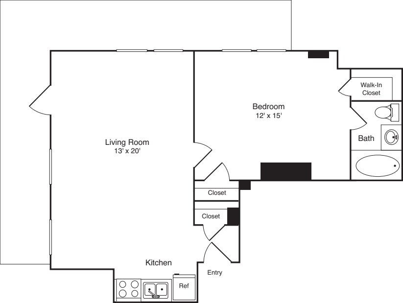Plan G Penthouse floorplan