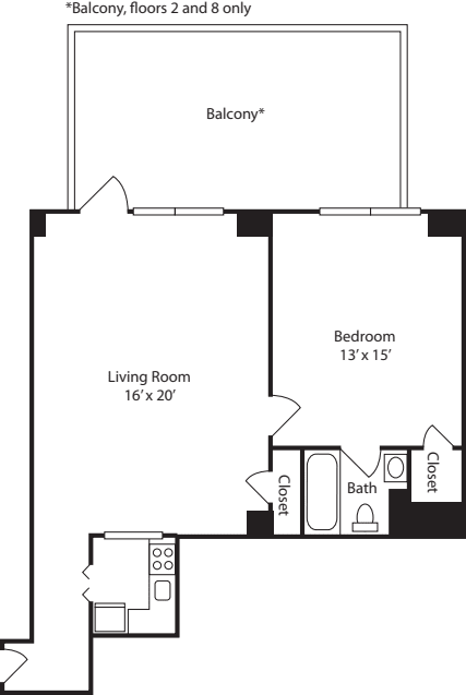Plan L floorplan