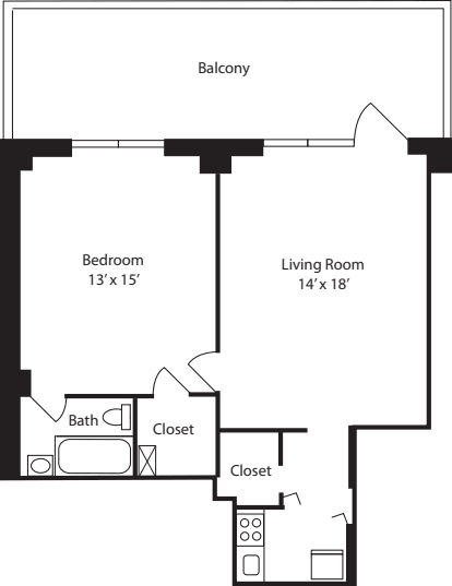 Plan H- 11th Floor floorplan