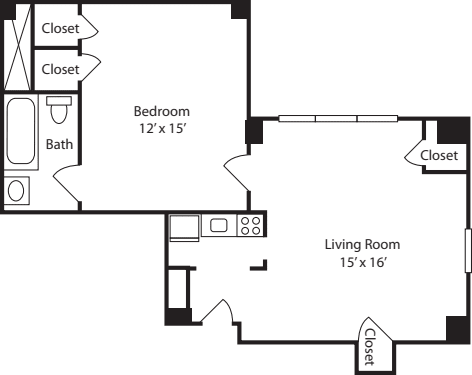 Plan A-12th Floor floorplan