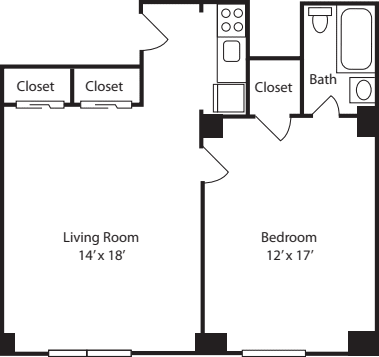 Plan C- 15,16th Floors floorplan