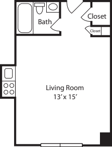 Plan D- 14,16th Floors floorplan