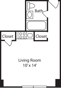 Plan F- 15,16th Floors floorplan
