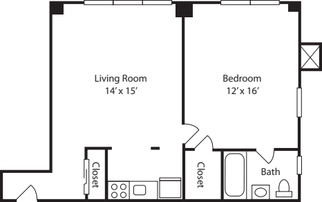 Plan K- 16th Floors floorplan